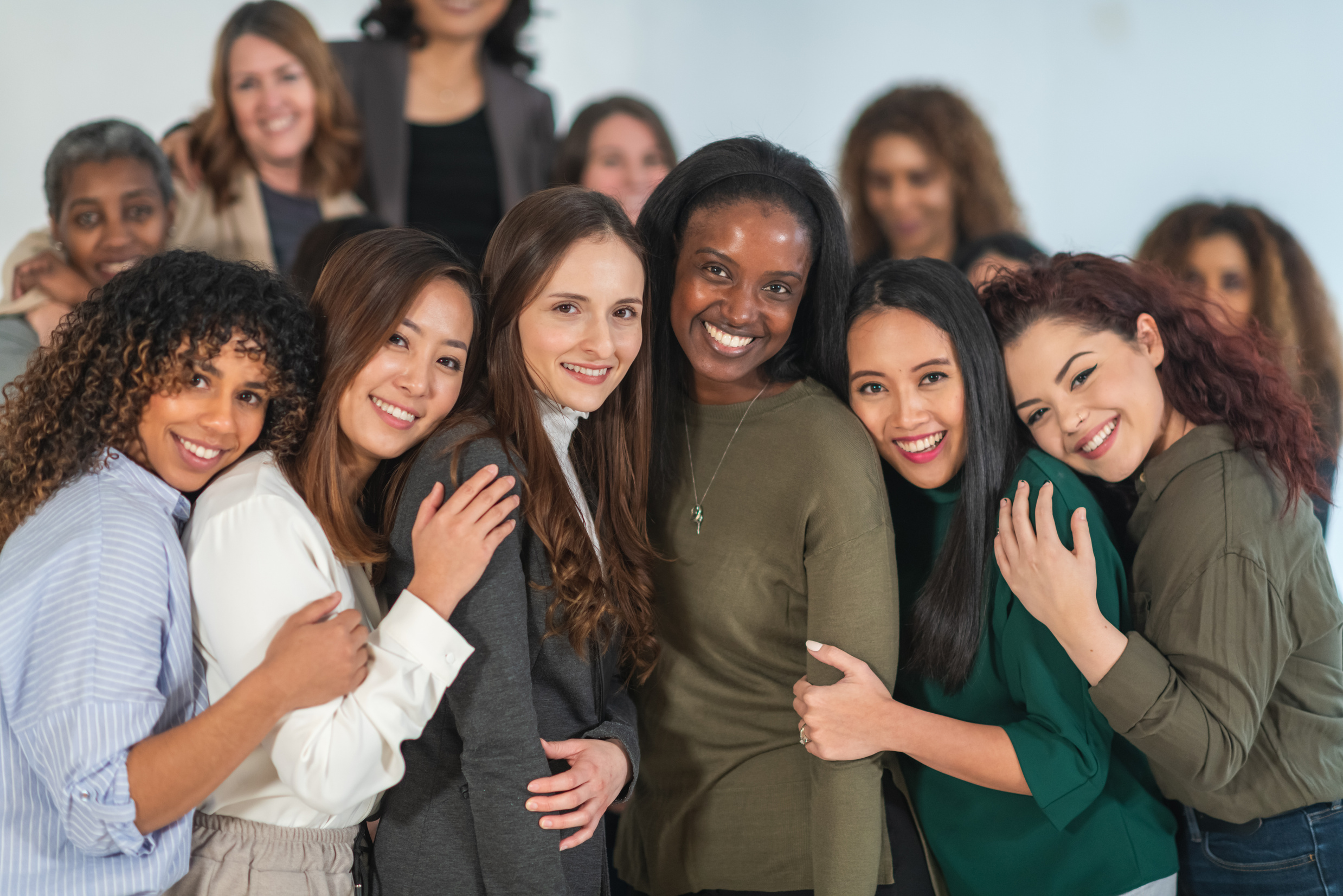 Multi-ethnic group of women